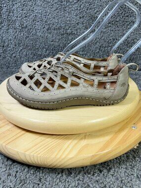 Kalso Earth Shoes Innovate Too Sandals Womens Size 7.5 Leather Negative Heel